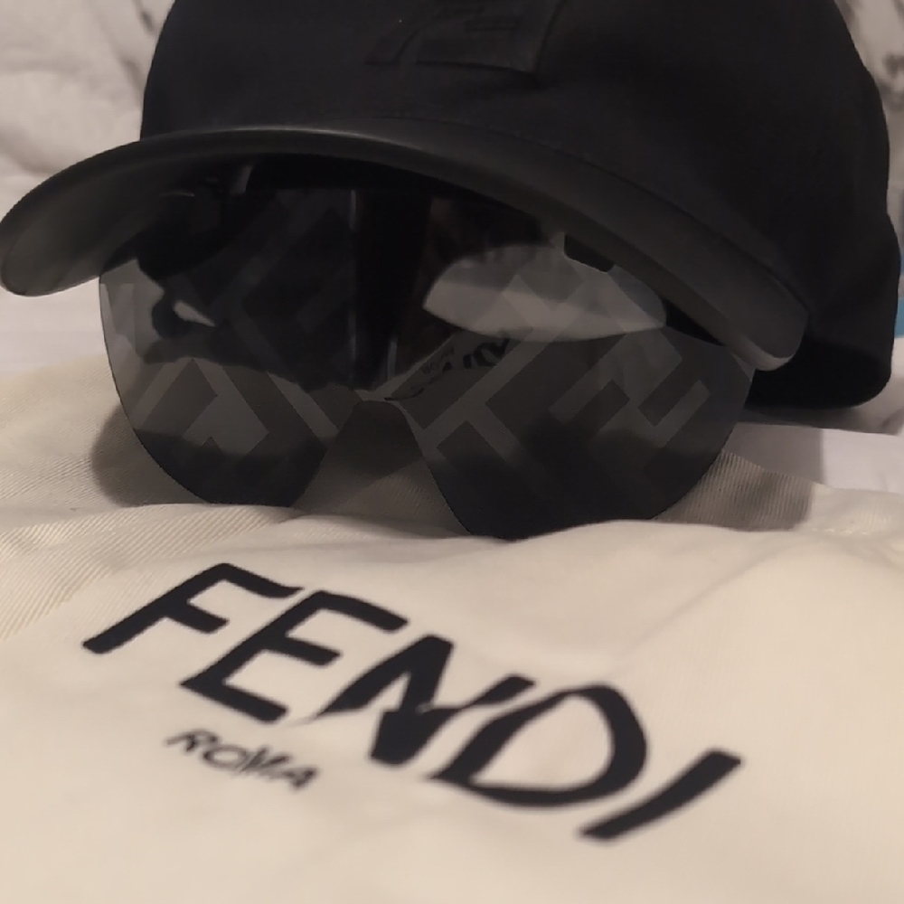 Fendi Black Cap with Sunglasses